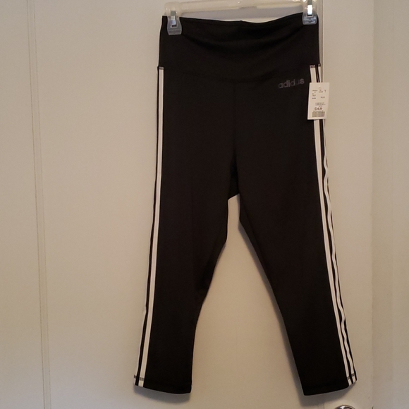 Adidas size small high rise capri leggings - Picture 3 of 5